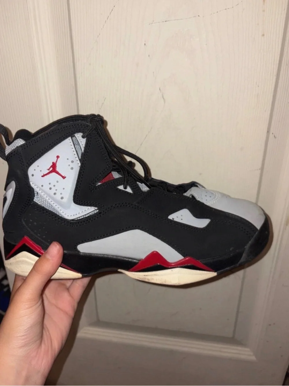 Jordan Men’s Athletic Sneakers - Black/Gray/Red